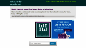 What What-is-it-worth.net website looked like in 2018 (5 years ago)