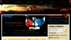 What Warofangels.net website looked like in 2011 (12 years ago)