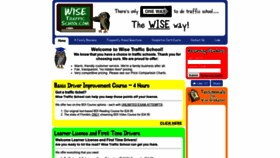 What Wisetrafficschool.com website looked like in 2018 (5 years ago)