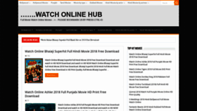 What Watchonlinehub.com website looked like in 2018 (5 years ago)
