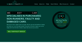 What Webuyanyfaultycar.co.uk website looked like in 2018 (5 years ago)