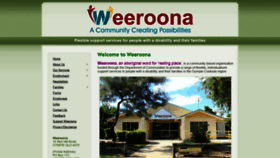 What Weeroona.org.au website looked like in 2018 (5 years ago)