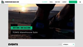 What Warehousesales.com website looked like in 2018 (5 years ago)