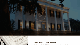 What Wickliffehouse.com website looked like in 2018 (5 years ago)
