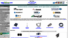 What Wpsantennas.com website looked like in 2018 (5 years ago)
