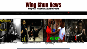 What Wingchunnews.ca website looked like in 2018 (5 years ago)