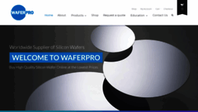 What Waferpro.com website looked like in 2018 (5 years ago)