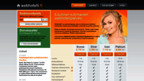 What Webhotelli.fi website looked like in 2018 (5 years ago)