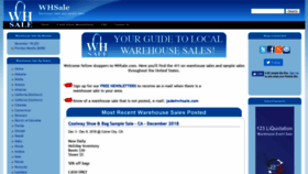 What Whsale.com website looked like in 2018 (5 years ago)