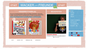 What Wackerundfreunde.de website looked like in 2018 (5 years ago)