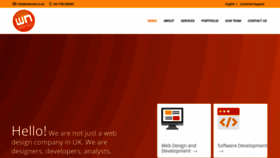 What Webnest.co.uk website looked like in 2018 (5 years ago)
