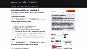 What Wmduszyk.com website looked like in 2018 (5 years ago)
