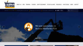 What Warrenaccess.co.uk website looked like in 2018 (5 years ago)