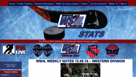 What Wshlstats.com website looked like in 2018 (5 years ago)