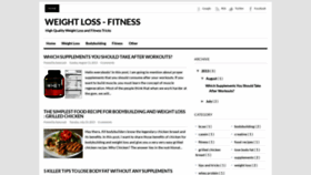 What Weightlossfitnesstricks.blogspot.com website looked like in 2018 (5 years ago)