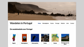 What Wandeleninportugal.info website looked like in 2018 (5 years ago)