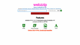 What Web2zip.com website looked like in 2018 (5 years ago)