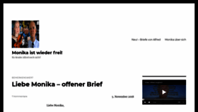 What Wir-sind-monika.com website looked like in 2018 (5 years ago)