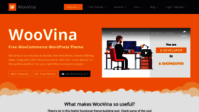 What Woovina.com website looked like in 2018 (5 years ago)