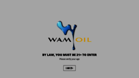 What Wamoil.com website looked like in 2018 (6 years ago)