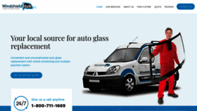 What Windshieldhub.com website looked like in 2018 (5 years ago)