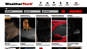 What Weathertech.com website looked like in 2018 (5 years ago)