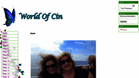 What Worldofcin.net website looked like in 2018 (5 years ago)