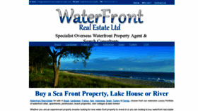 What Waterfront-real-estate-for-sale.com website looked like in 2018 (5 years ago)