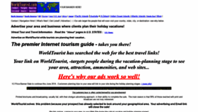 What Worldtourist.com website looked like in 2018 (5 years ago)
