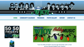 What Wjoy.com website looked like in 2018 (5 years ago)