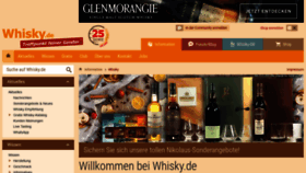 What Whisky.de website looked like in 2018 (5 years ago)