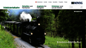 What Waldviertelbahn.at website looked like in 2018 (5 years ago)