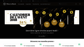 What Wine-in-black.fr website looked like in 2018 (5 years ago)