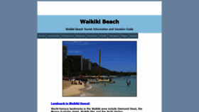 What Waikikibeach.ca website looked like in 2018 (5 years ago)
