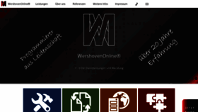 What Wershovenonline.de website looked like in 2018 (5 years ago)