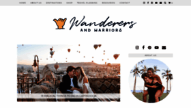 What Wanderersandwarriors.com website looked like in 2018 (5 years ago)