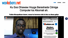 What Waxkabaro.net website looked like in 2018 (6 years ago)
