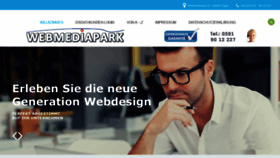 What Webmediapark.de website looked like in 2018 (5 years ago)