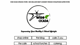 What Wisecicada.co.nz website looked like in 2018 (5 years ago)