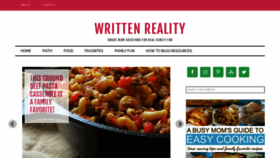What Writtenreality.com website looked like in 2018 (5 years ago)