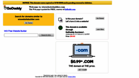 What Wixwebsitebuilder.com website looked like in 2018 (5 years ago)