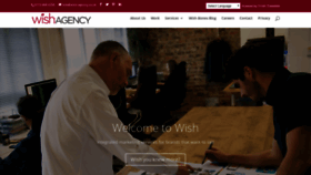 What Wish-agency.co.uk website looked like in 2018 (6 years ago)