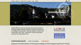 What Winningen.de website looked like in 2018 (5 years ago)