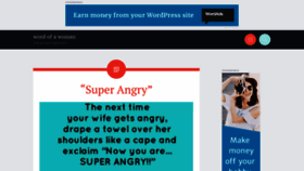 What Wordofawoman.com website looked like in 2018 (5 years ago)