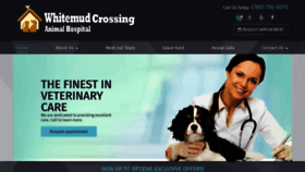 What Whitemudvet.com website looked like in 2018 (6 years ago)