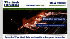 What Wiremeshfabs.co.uk website looked like in 2018 (5 years ago)