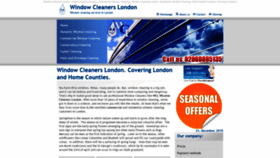 What Window-cleaner-london.co.uk website looked like in 2018 (5 years ago)