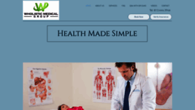 What Wholisticmedicalgroup.com website looked like in 2018 (5 years ago)