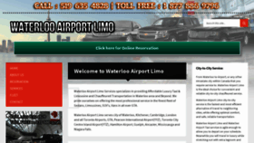 What Waterlooairportlimo.com website looked like in 2018 (5 years ago)