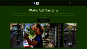 What Waterfallgardens.org website looked like in 2018 (5 years ago)